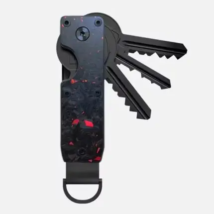 سلسلة مفاتيح ذكية محمولة في الهواء الطلق سلسلة مفاتيح صغيرة الحد الأدنى المبتكرة مفتاح فوب مفتاح ذكي فوب يحمل 2-6 مفاتيح